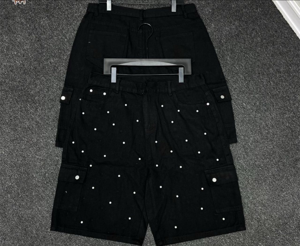 Studded Cargo Shorts