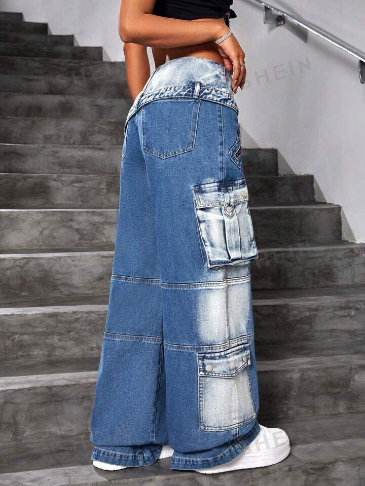 Rebel Patchwork Denim Maxi