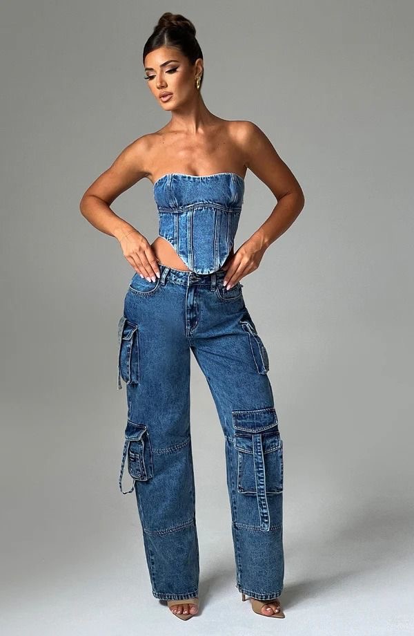Denim Dominion Two-Piece