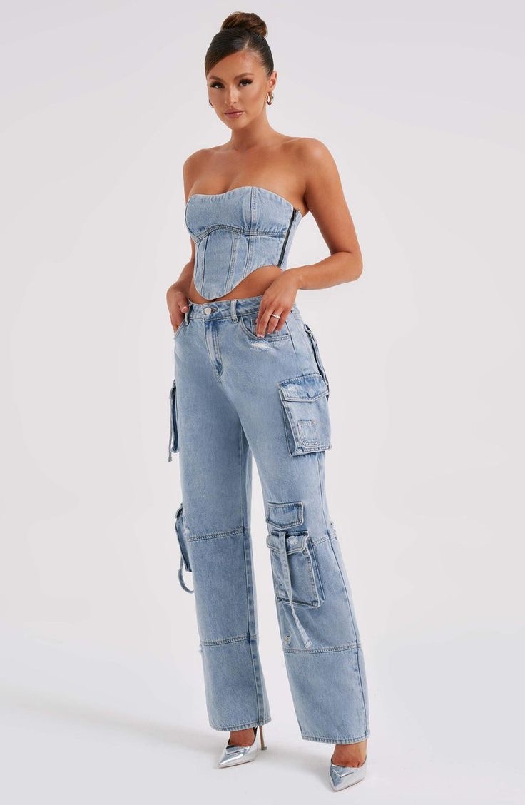 Denim Dominion Two-Piece